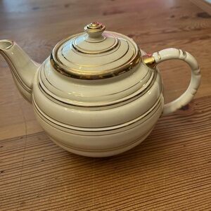 Vintage Porcelain Gold Dots Coffee/Tea Pot